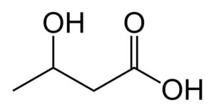 struttura acido 3-idrossibutirrico