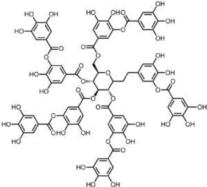 struttura dell'acido tannico